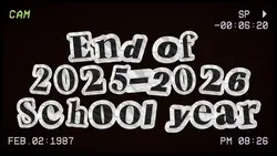 End of school year