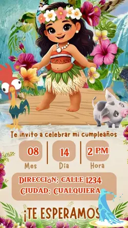 Invitación de Moana