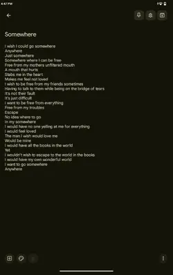 writing 