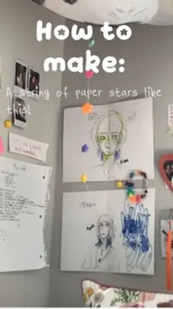 paper star chain!