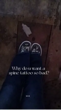 Spine tattoo