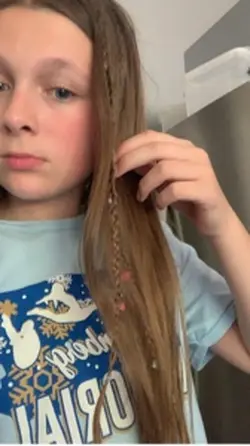 Beading hair