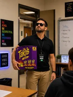 Takis teacher