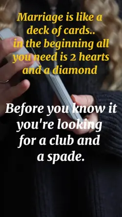 marriage and cards