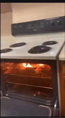 Burned cook