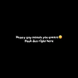 Happy gay month :3