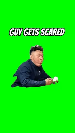 GUY GETS SCARED 