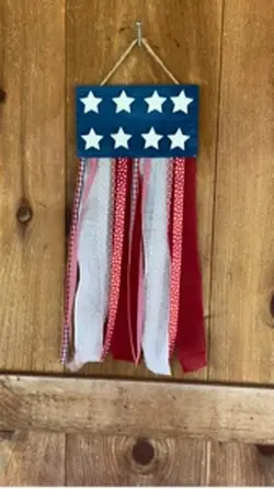 Rustic Flag Decor 