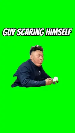 GUY SCARING HIMSELF