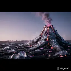 crystal volcano