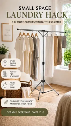 Foldable drying rack