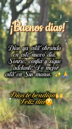 ¡Buenos dias!