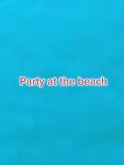 Party at the beach
