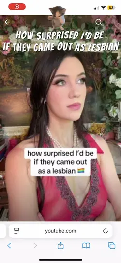 Lesbian surprised