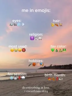 me in emojis