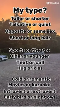 My type???