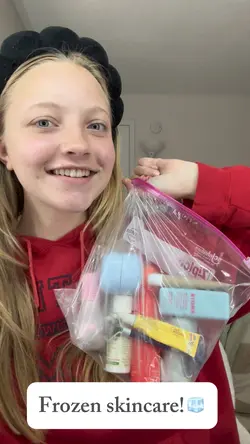 Frozen skincare!🧊