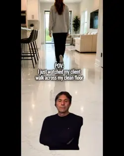 Walking on wet floor